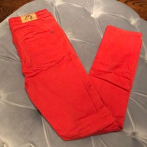 Mademoiselle Jacadi red jeans size small